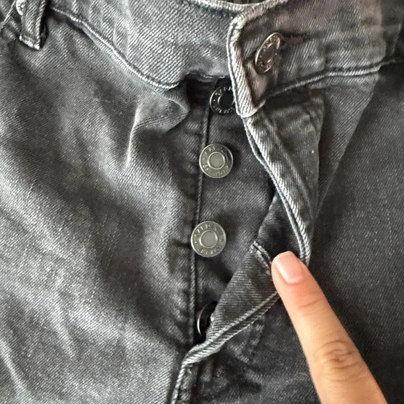 Gap Cheeky Straight Button Fly - Faded Black Jeans - 16/32 - Picture 9 of 12